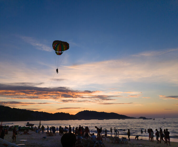 Patong Beach parasailing