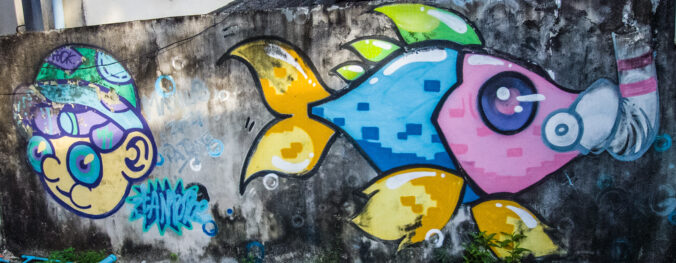 Patong Beach street art
