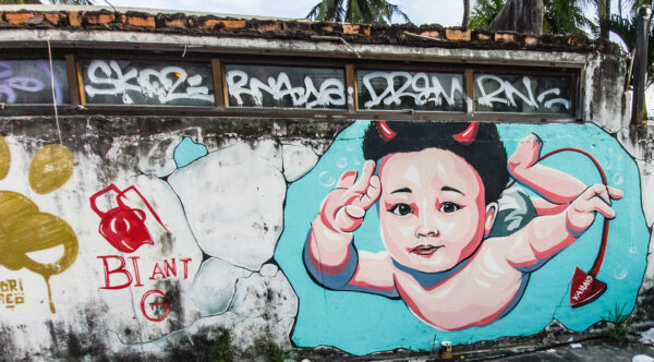 Patong Beach street art